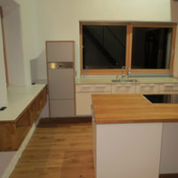 Geschirrspüler in Küchenhochschrank eingebaut